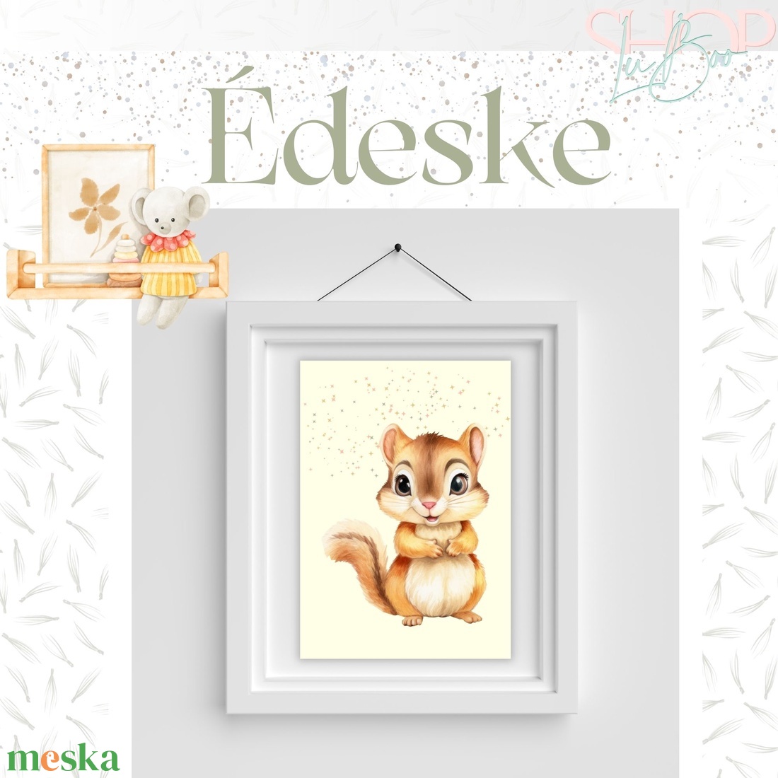 Édeske poszter (3 darabos) - otthon & életmód - babaszoba, gyerekszoba - babaszoba kép - Meska.hu