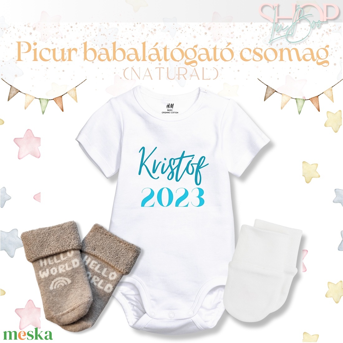 Picur babacsomag - natural - otthon & életmód - babaszoba, gyerekszoba - gyerek díszpárna - Meska.hu