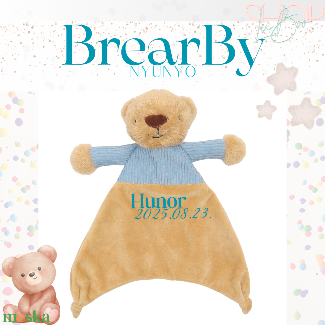 BearBy nyúnyó (30 cm) - játék & sport - plüssállat & játékfigura - maci - Meska.hu