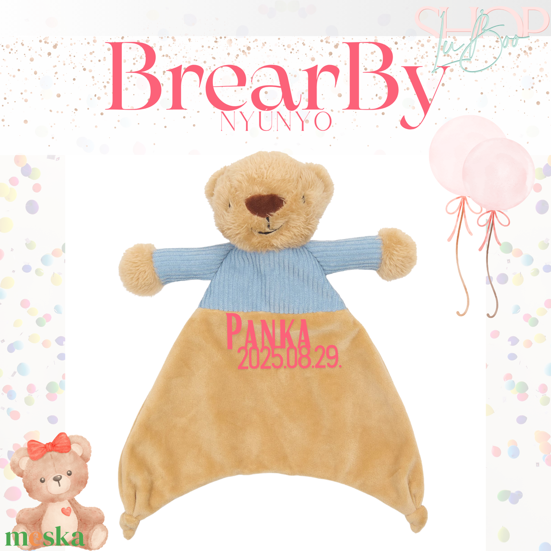 BearBy nyúnyó (30 cm) - játék & sport - plüssállat & játékfigura - maci - Meska.hu