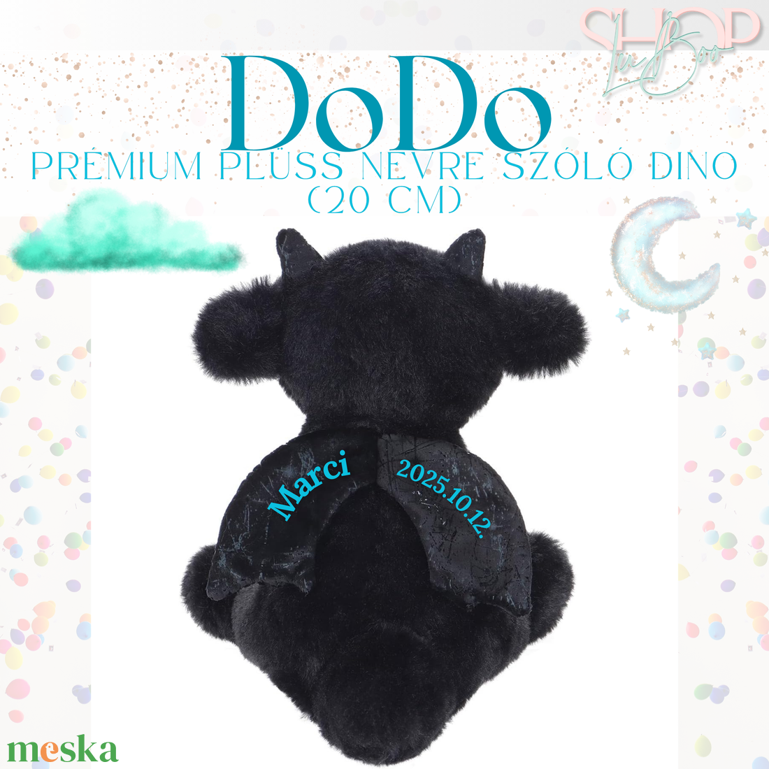 DoDo - Emlékőr plüss sárkány (20 cm) - játék & sport - plüssállat & játékfigura - plüss sárkány - Meska.hu