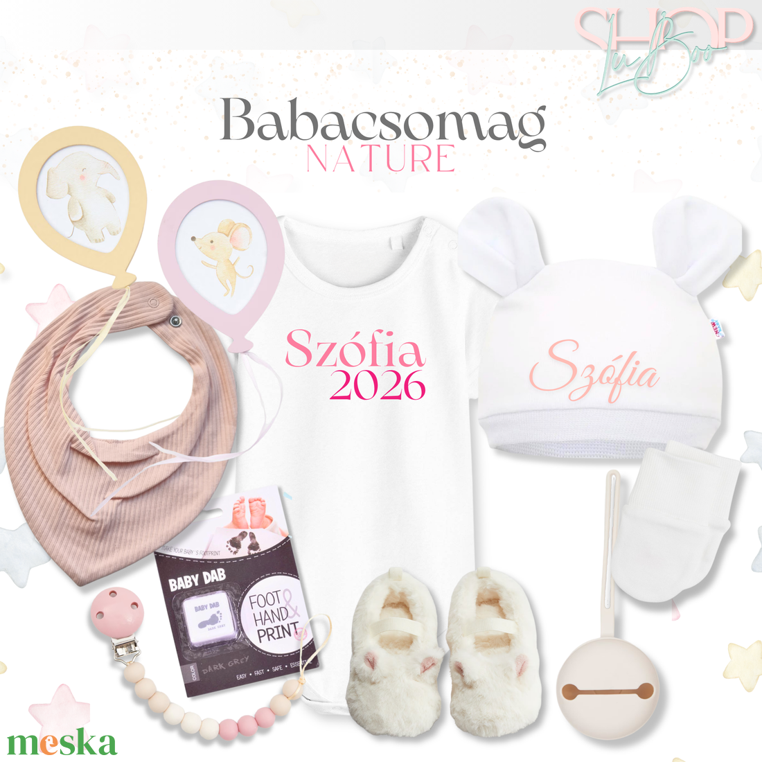 Nature Baba Csomag - baba - mama - babalátogató ajándékcsomag - Meska.hu