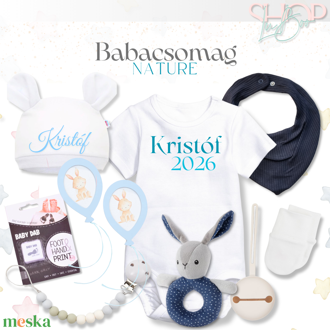Nature Baba Csomag - baba - mama - babalátogató ajándékcsomag - Meska.hu