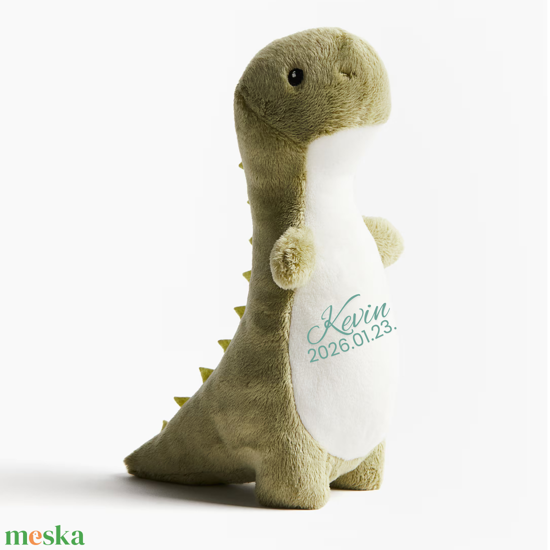 Dru - Névre szóló plüss dinoszaurusz (20 cm) - baba - mama - babaemlékek - baba emlékőrző - Meska.hu