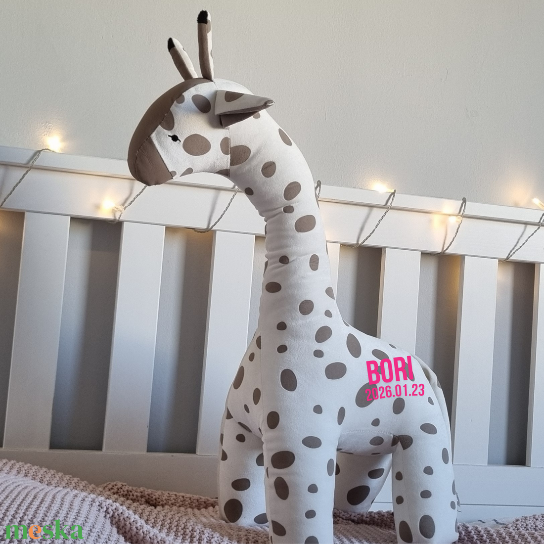 Griffy - Óriás emlékőr plüss zsiráf (65 cm) - baba - mama - babaemlékek - baba emlékőrző - Meska.hu