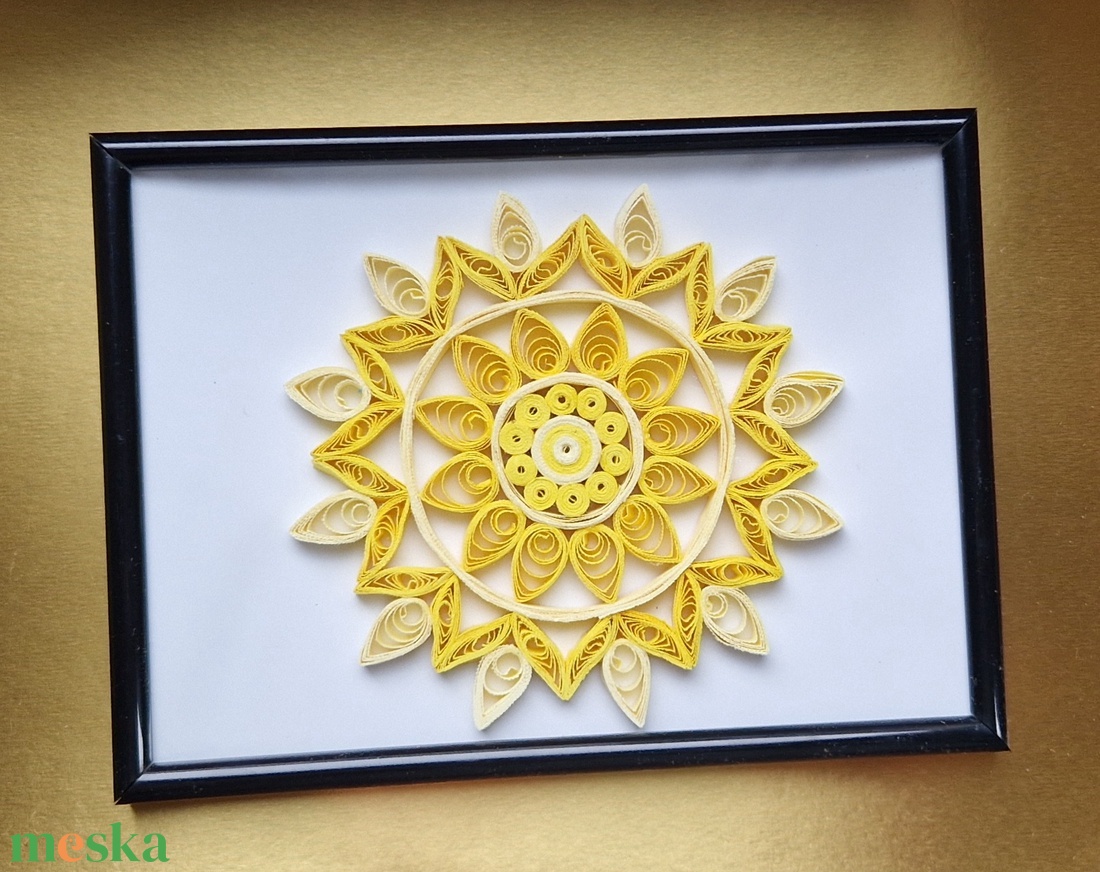 Mandala - quilling - otthon & életmód - dekoráció - spiritualitás - mandala - Meska.hu