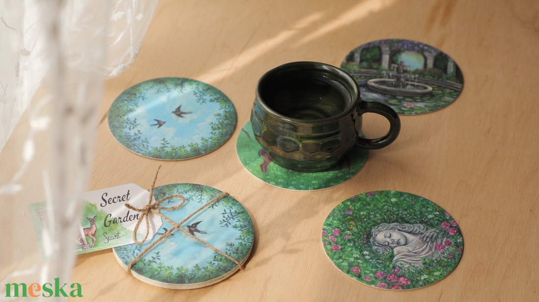 Poháralátét - otthon & életmód - konyhafelszerelés, tálalás - tálalás - tányér- és poháralátét - Meska.hu