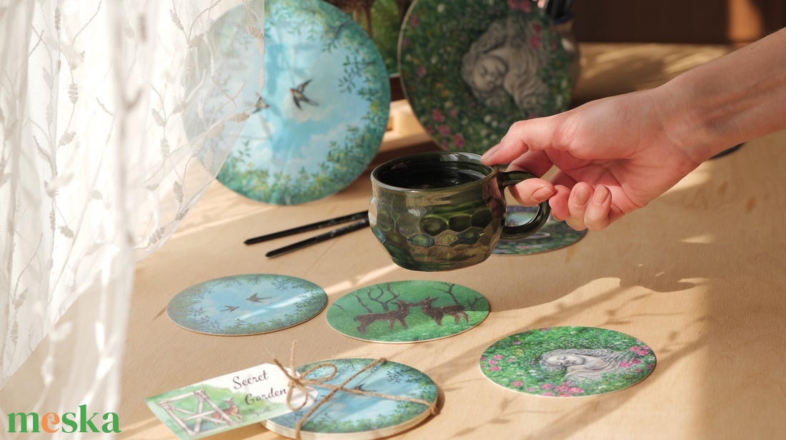 Poháralátét - otthon & életmód - konyhafelszerelés, tálalás - tálalás - tányér- és poháralátét - Meska.hu