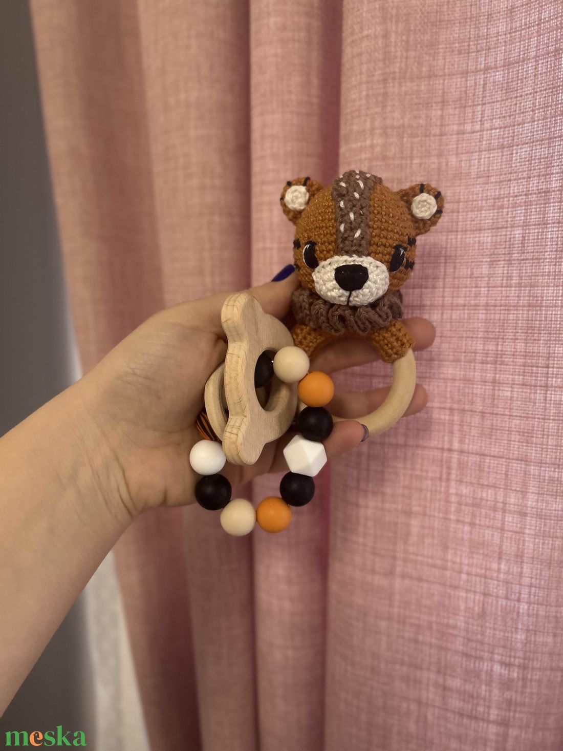 Horgolt baba csörgő szett - baba - mama - baba játékok - csörgő - Meska.hu