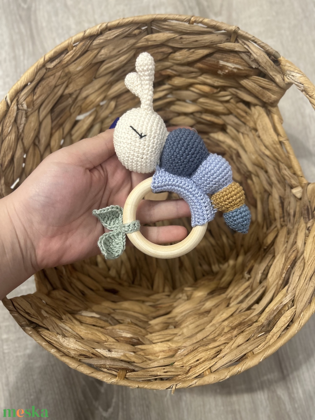 Hernyó baba szett - baba - mama - baba játékok - csörgő - Meska.hu