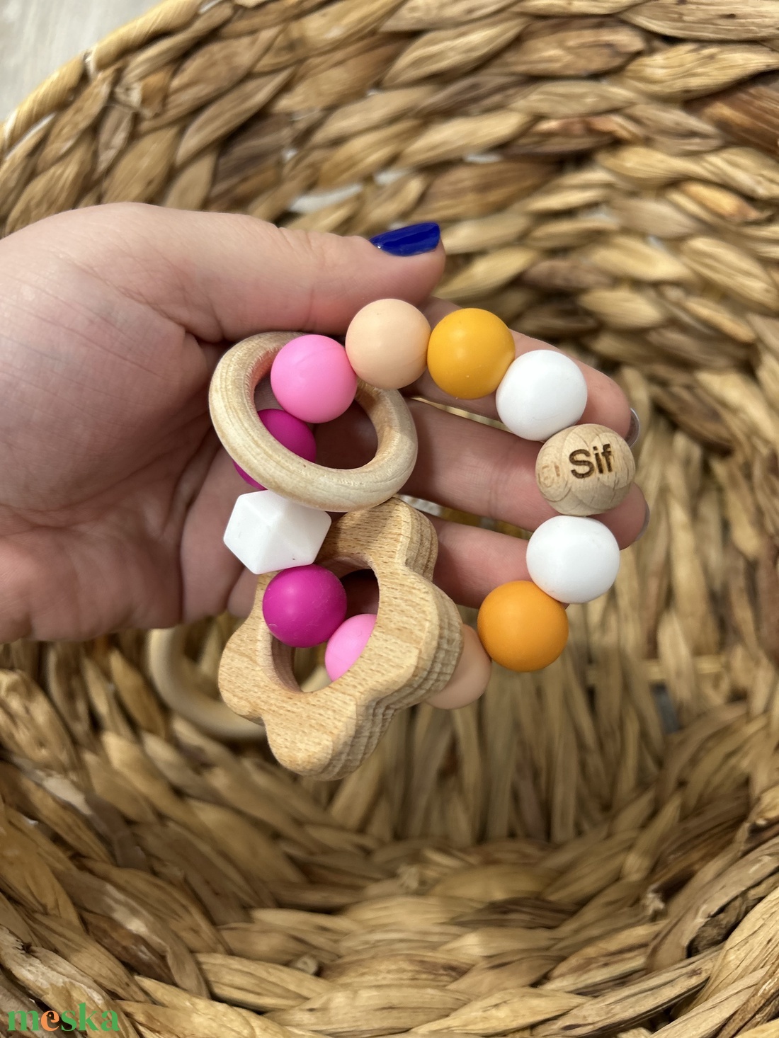 Cicás baba szett  - baba - mama - baba játékok - csörgő - Meska.hu