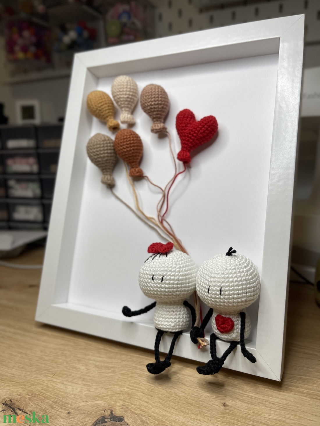 Bigli Kép - esküvő - emlék & ajándék - nászajándék - esküvői pénzátadó képkeret - Meska.hu