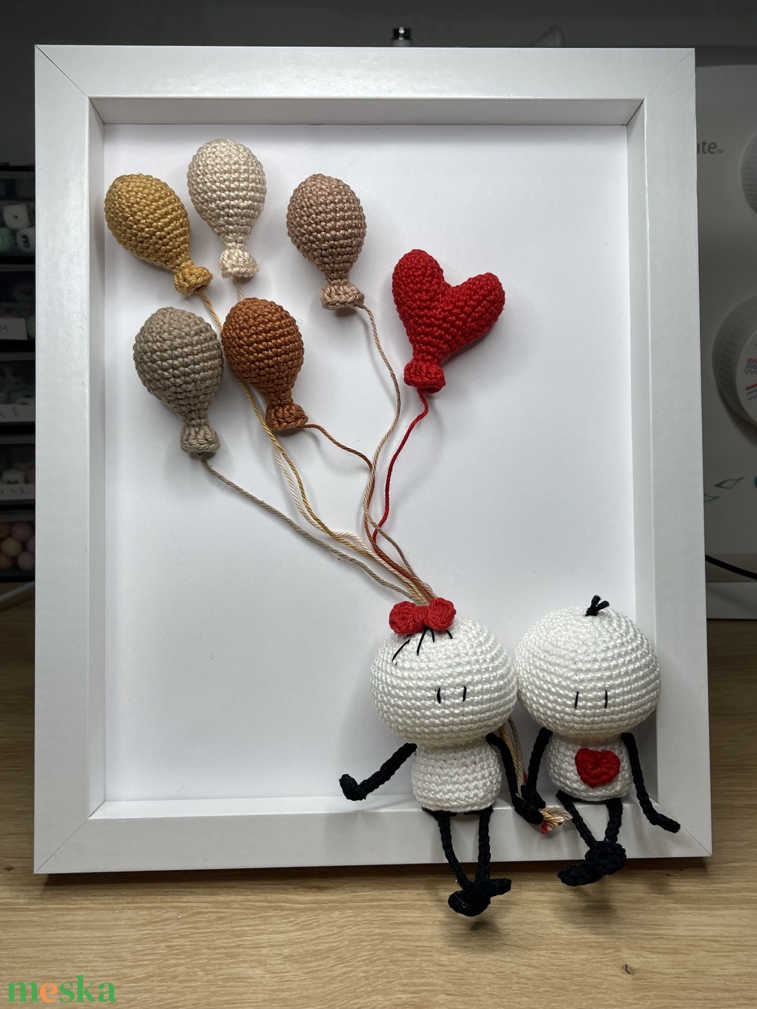 Bigli Kép - esküvő - emlék & ajándék - nászajándék - esküvői pénzátadó képkeret - Meska.hu