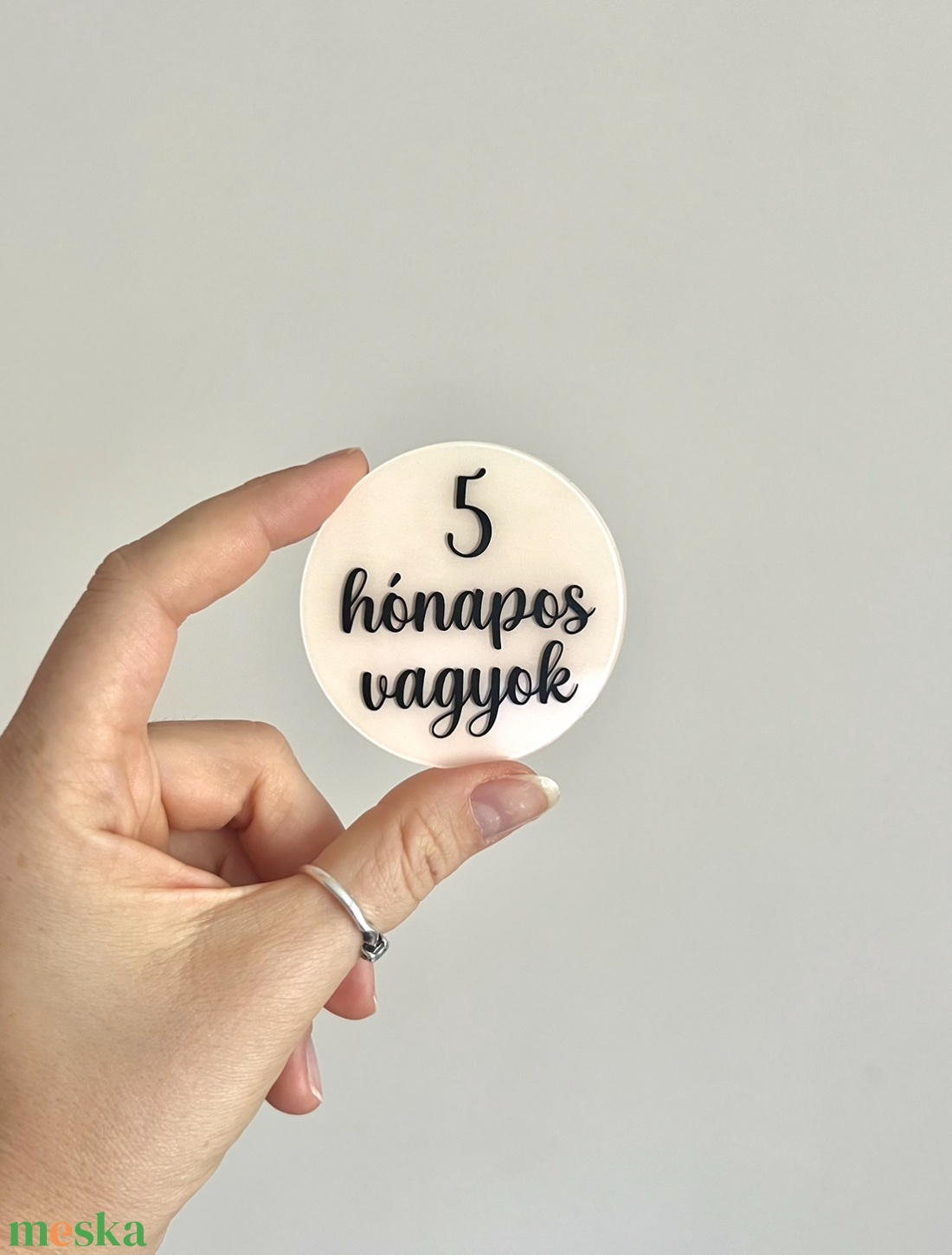 Baba mérföldkő korongok  - esküvő - emlék & ajándék - köszönőajándék - Meska.hu