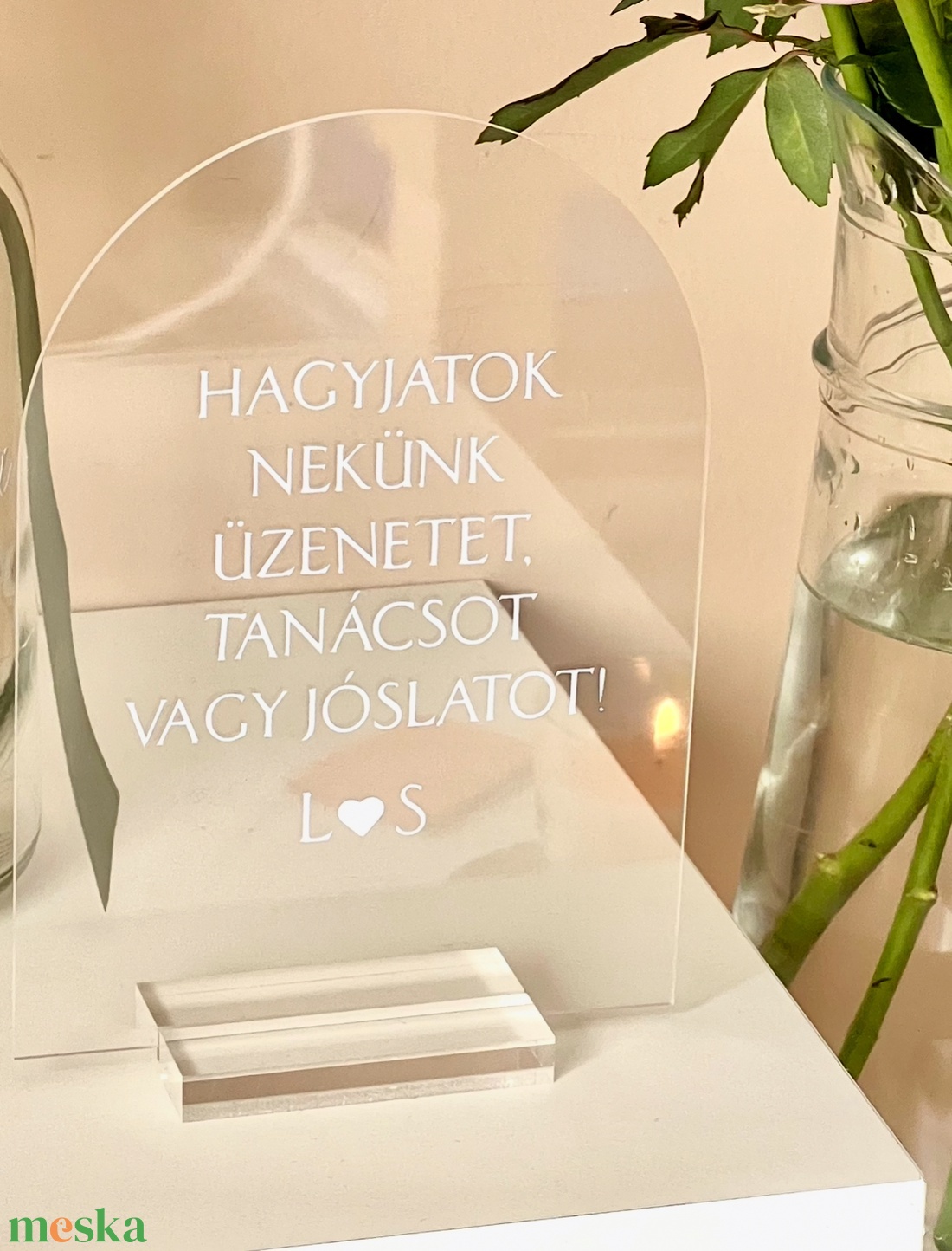 Időkapszula az emlékeknek a nagy napról �� - esküvő - dekoráció - asztaldísz - Meska.hu