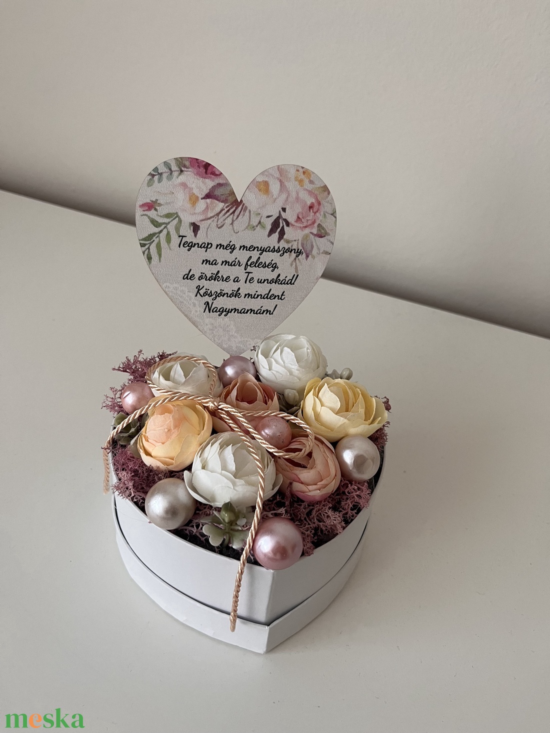 Szülőköszöntő, nagymama köszöntő mini virágbox - esküvő - emlék & ajándék - szülőköszöntő ajándék - Meska.hu Szülőköszöntő, nagymama köszöntő mini virágbox - esküvő - emlék & ajándék - szülőköszöntő ajándék - Meska.hu