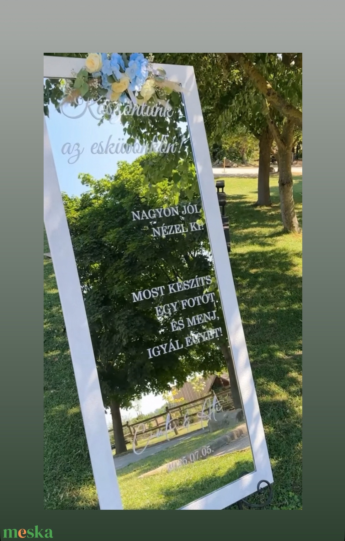 Esküvői tükör matrica - Köszöntünk az esküvőnkön! Nagyon jól nézel ki! Készíts egy fotót.... - esküvő - dekoráció - tábla & jelzés - Meska.hu Esküvői tükör matrica - Köszöntünk az esküvőnkön! Nagyon jól nézel ki! Készíts egy fotót.... - esküvő - dekoráció - tábla & jelzés - Meska.hu