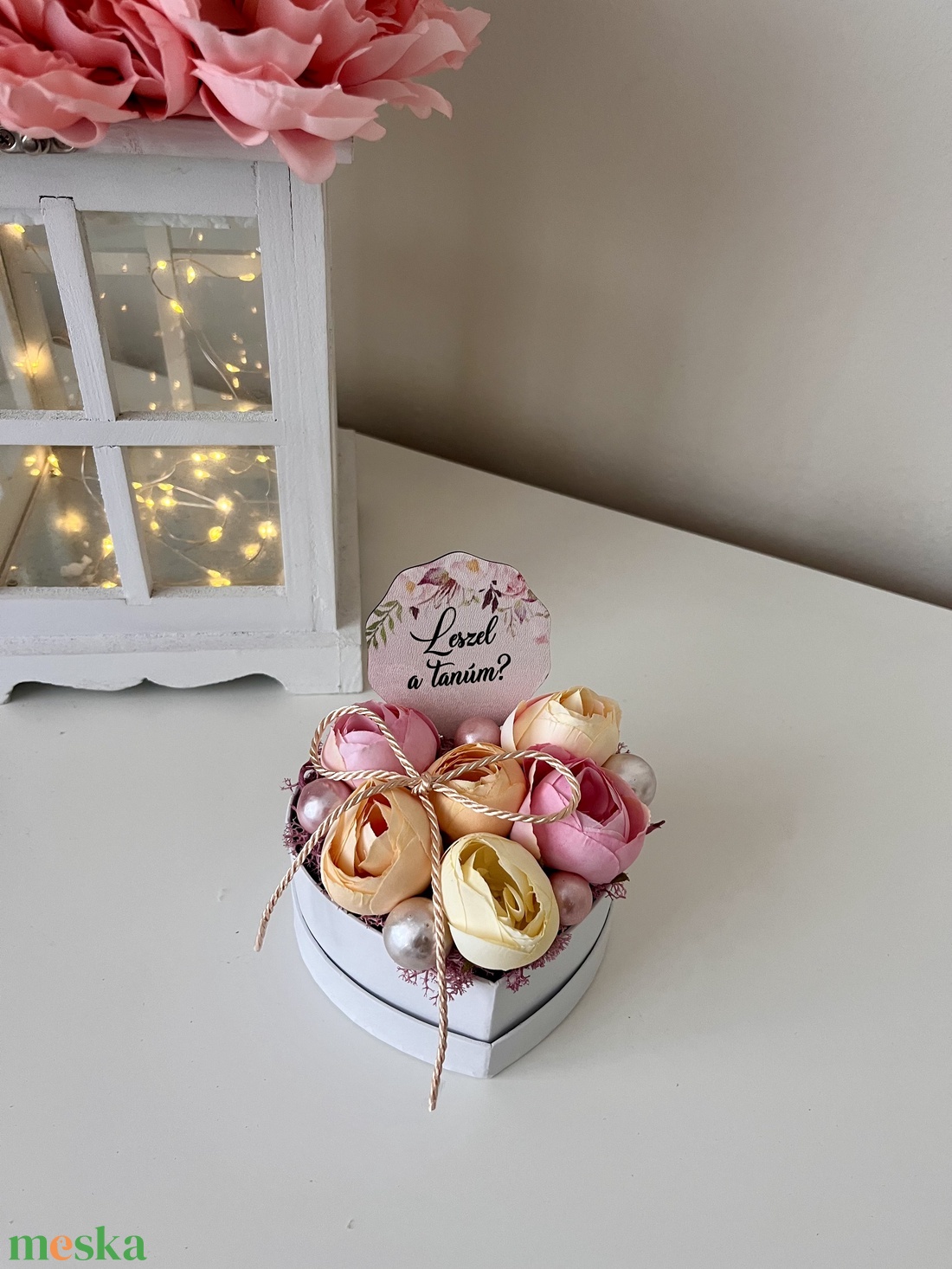 Tanúfelkérő virágbox bazsarózsás álom - esküvő - emlék & ajándék - szülőköszöntő ajándék - Meska.hu Tanúfelkérő virágbox bazsarózsás álom - esküvő - emlék & ajándék - szülőköszöntő ajándék - Meska.hu