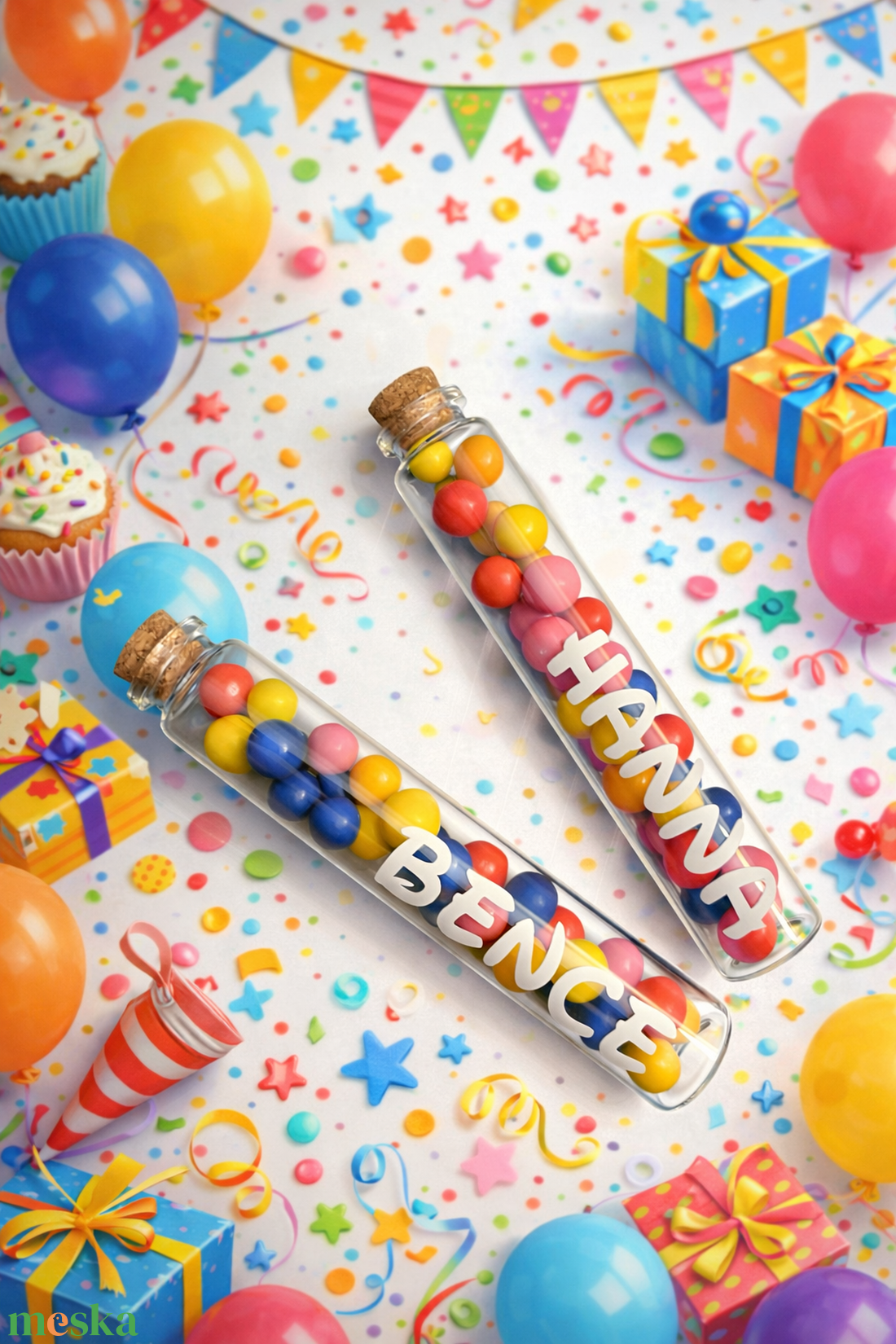 Ültető és köszönő ajándék gyerekeknek esküvőre - cukorkás köszönőajándék - esküvő - emlék & ajándék - köszönőajándék - Meska.hu