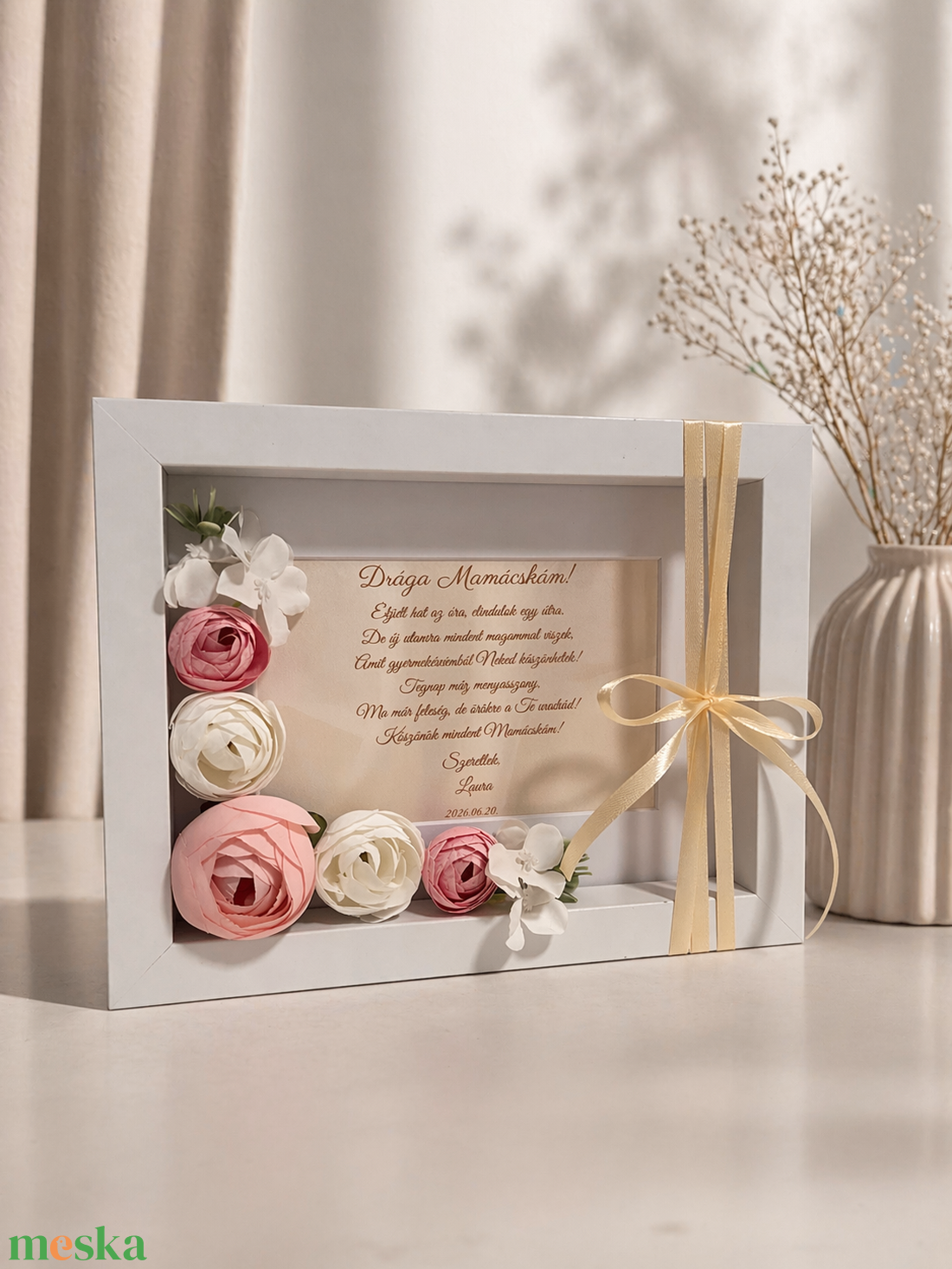 Nagymama köszöntő ajándék kép - esküvő - emlék & ajándék - szülőköszöntő ajándék - Meska.hu
