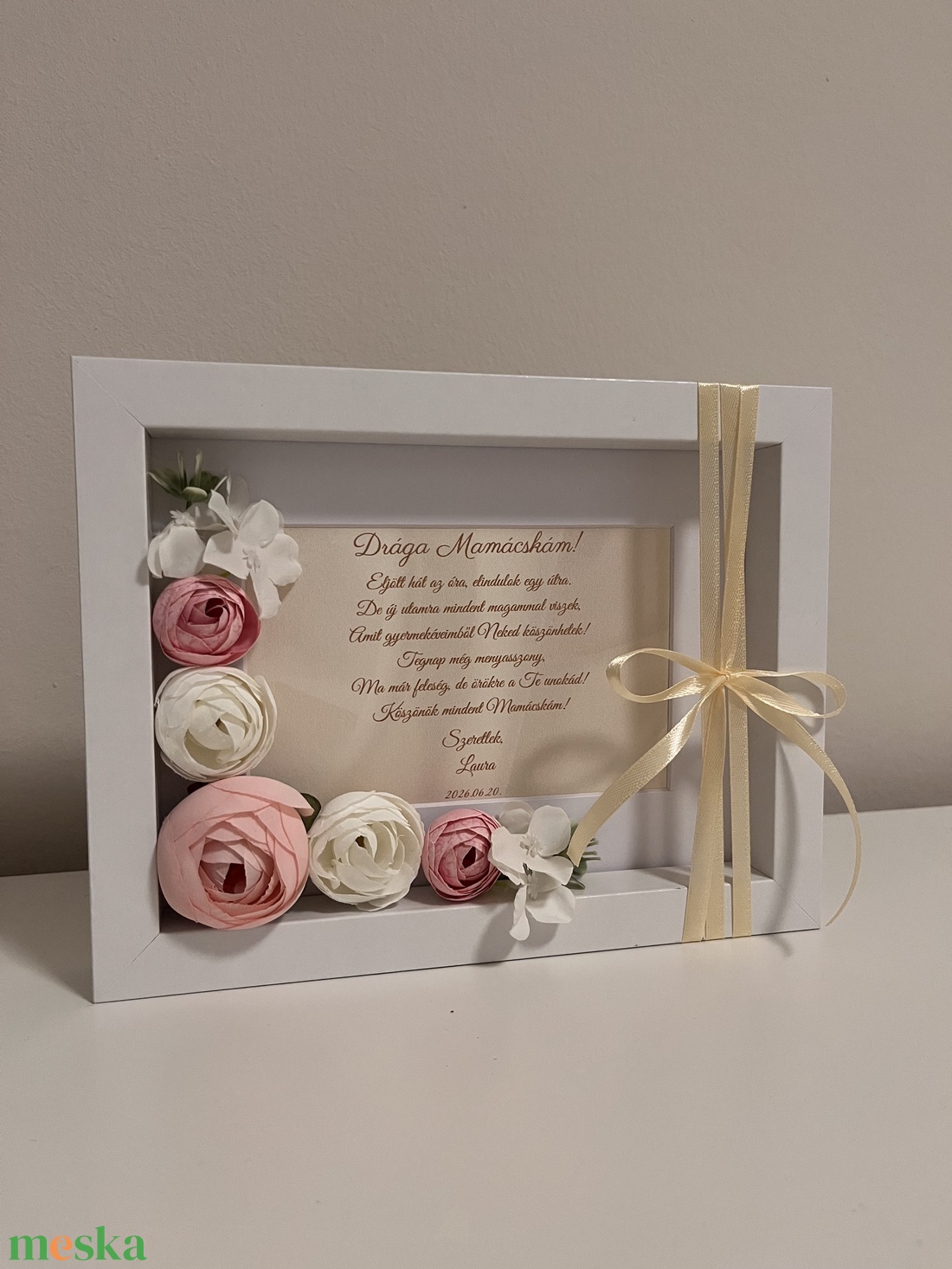 Nagymama köszöntő ajándék kép - esküvő - emlék & ajándék - szülőköszöntő ajándék - Meska.hu