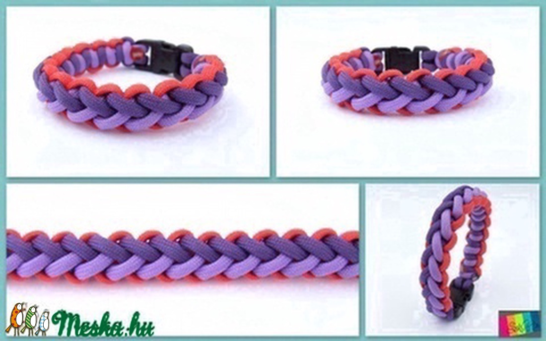 Zipper paracord karkötő - - Meska.hu Zipper paracord karkötő - - Meska.hu