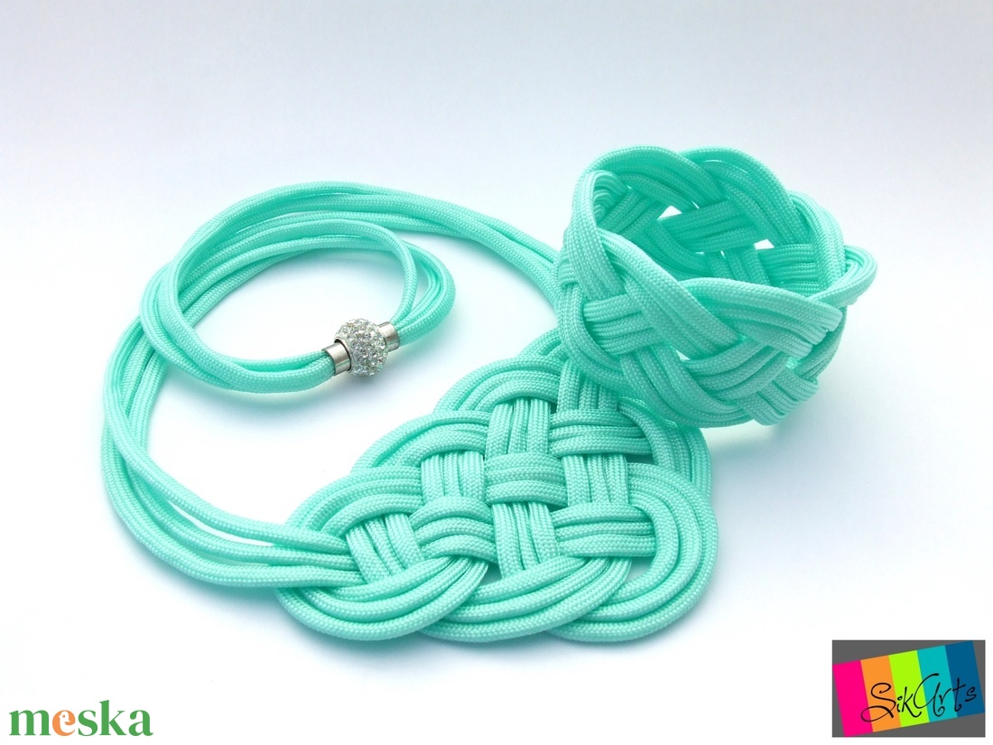 CELTIC paracord nyaklánc - Mint - ékszer - nyaklánc - medál nélküli nyaklánc - Meska.hu CELTIC paracord nyaklánc - Mint - ékszer - nyaklánc - medál nélküli nyaklánc - Meska.hu