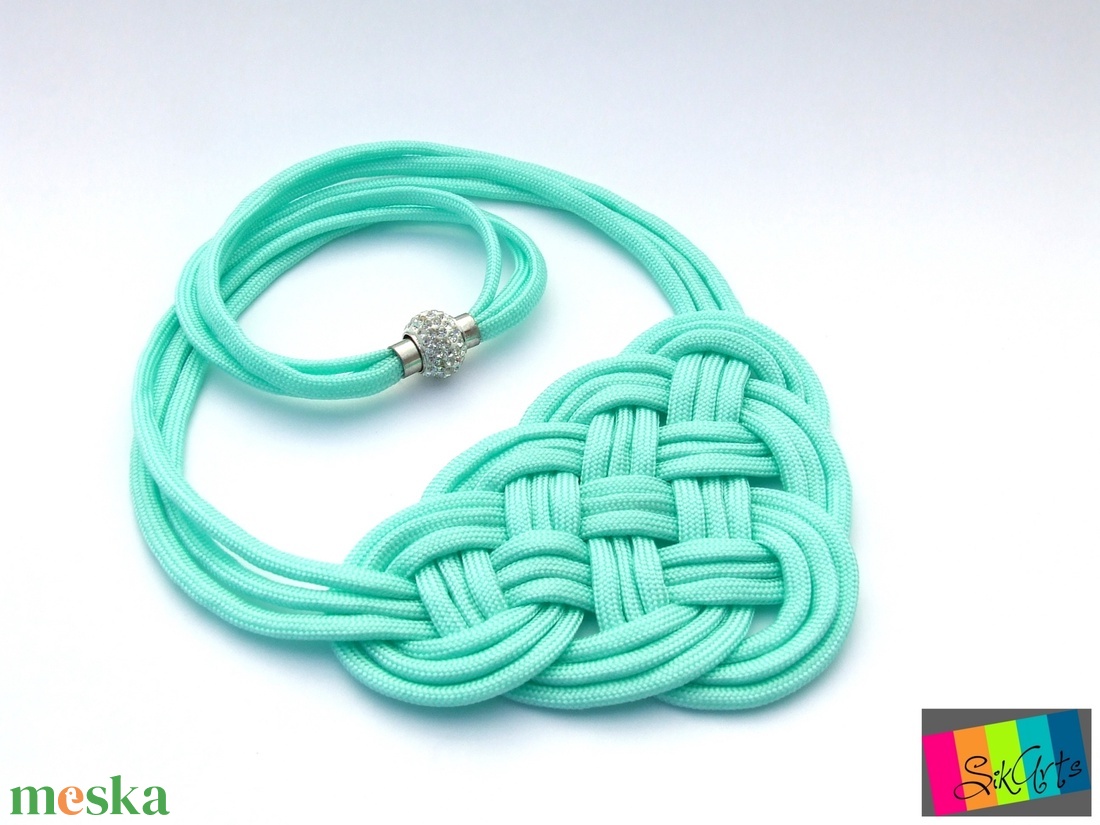 CELTIC paracord nyaklánc - Mint - ékszer - nyaklánc - medál nélküli nyaklánc - Meska.hu CELTIC paracord nyaklánc - Mint - ékszer - nyaklánc - medál nélküli nyaklánc - Meska.hu