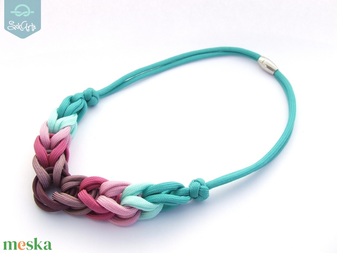 HOOP paracord nyaklánc - Lavender - ékszer - nyaklánc - statement nyaklánc - Meska.hu HOOP paracord nyaklánc - Lavender - ékszer - nyaklánc - statement nyaklánc - Meska.hu