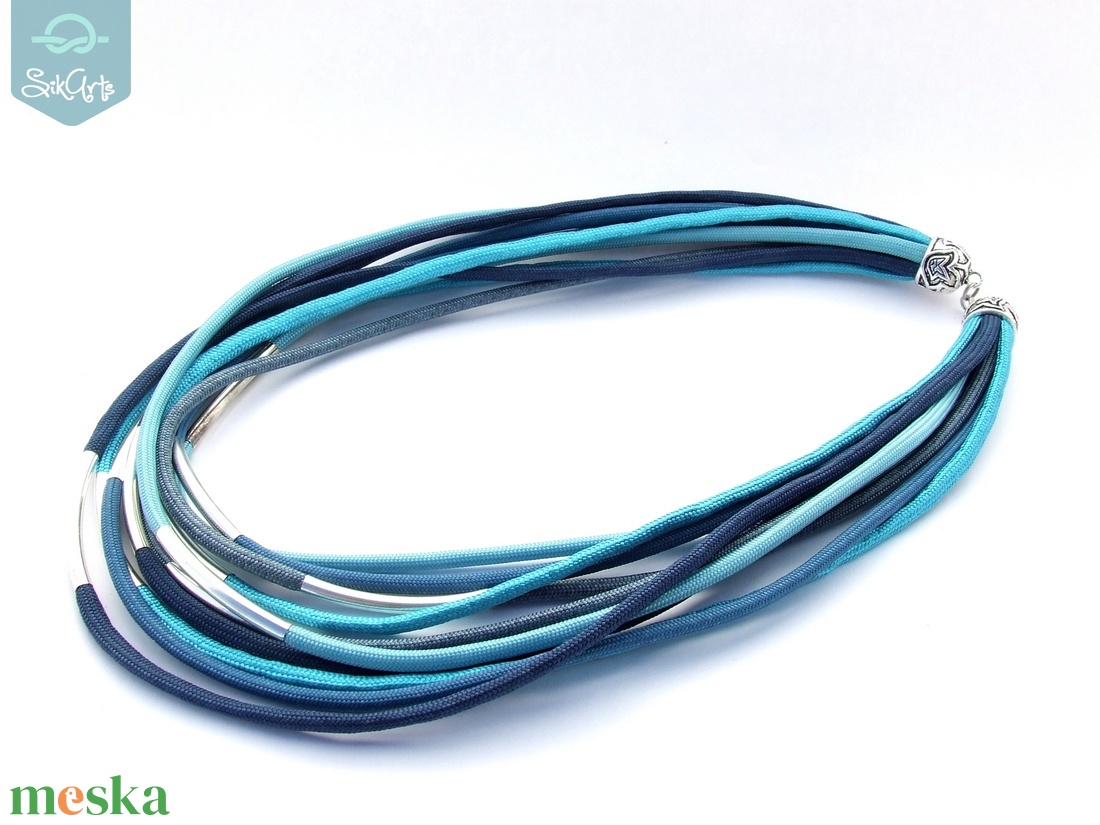 THREADS paracord nyaklánc - Blue - ékszer - nyaklánc - medál nélküli nyaklánc - Meska.hu THREADS paracord nyaklánc - Blue - ékszer - nyaklánc - medál nélküli nyaklánc - Meska.hu