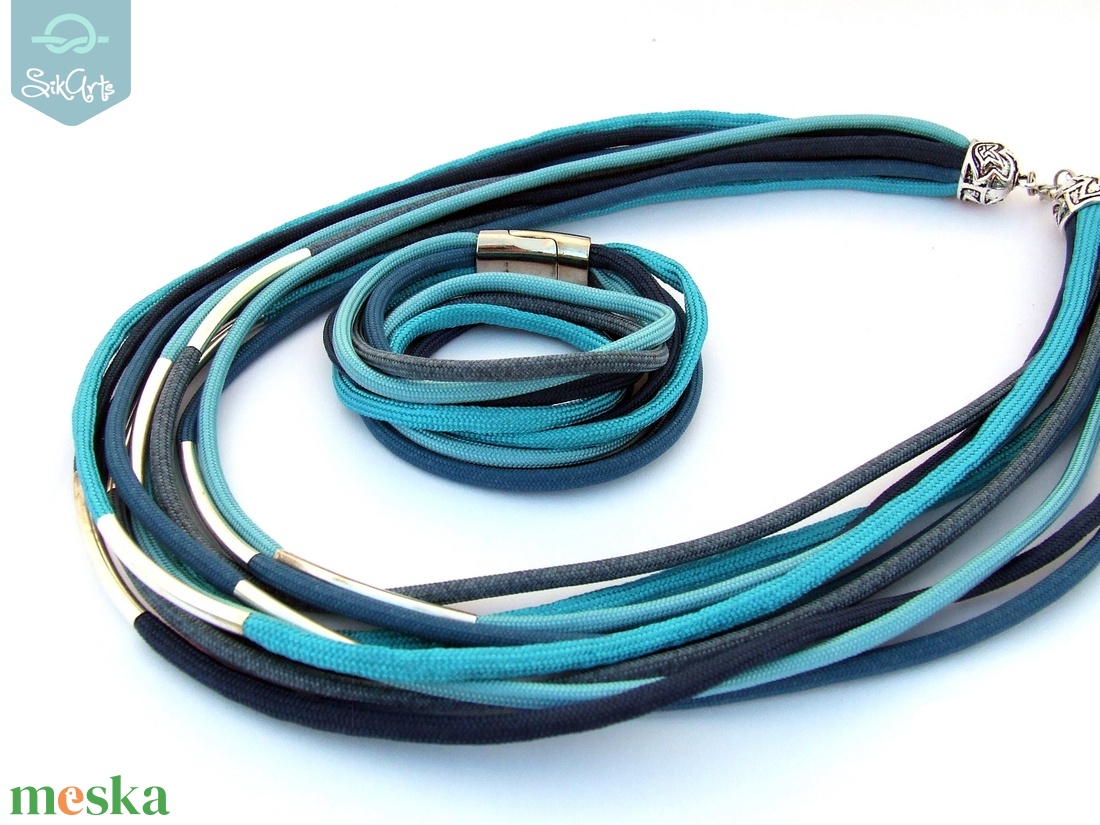 THREADS paracord nyaklánc - Blue - ékszer - nyaklánc - medál nélküli nyaklánc - Meska.hu THREADS paracord nyaklánc - Blue - ékszer - nyaklánc - medál nélküli nyaklánc - Meska.hu