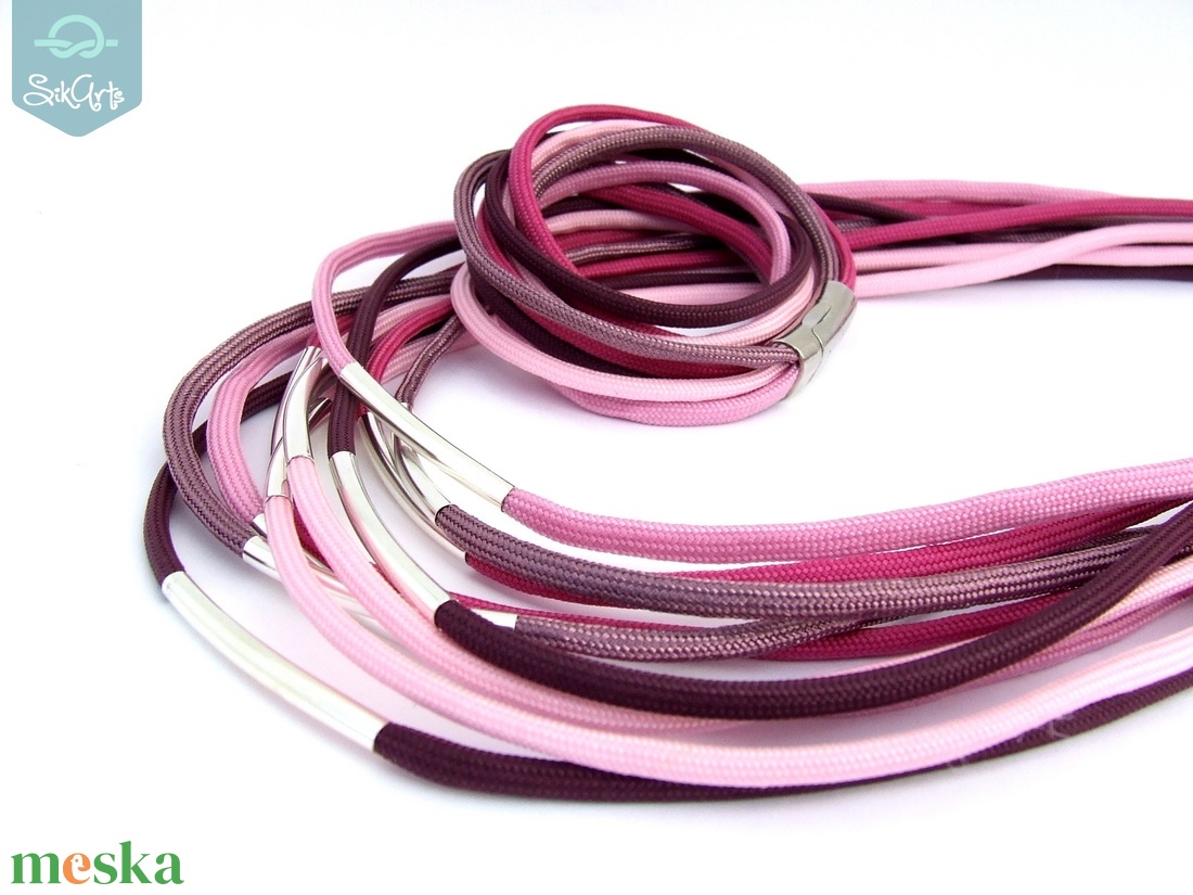 THREADS paracord karkötő - Mallow - ékszer - karkötő - fonott karkötő - Meska.hu