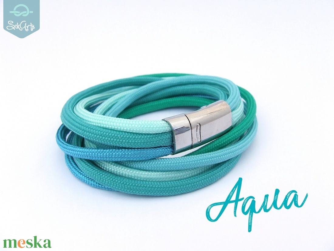 THREADS paracord karkötő - Aqua - ékszer - karkötő - fonott karkötő - Meska.hu THREADS paracord karkötő - Aqua - ékszer - karkötő - fonott karkötő - Meska.hu