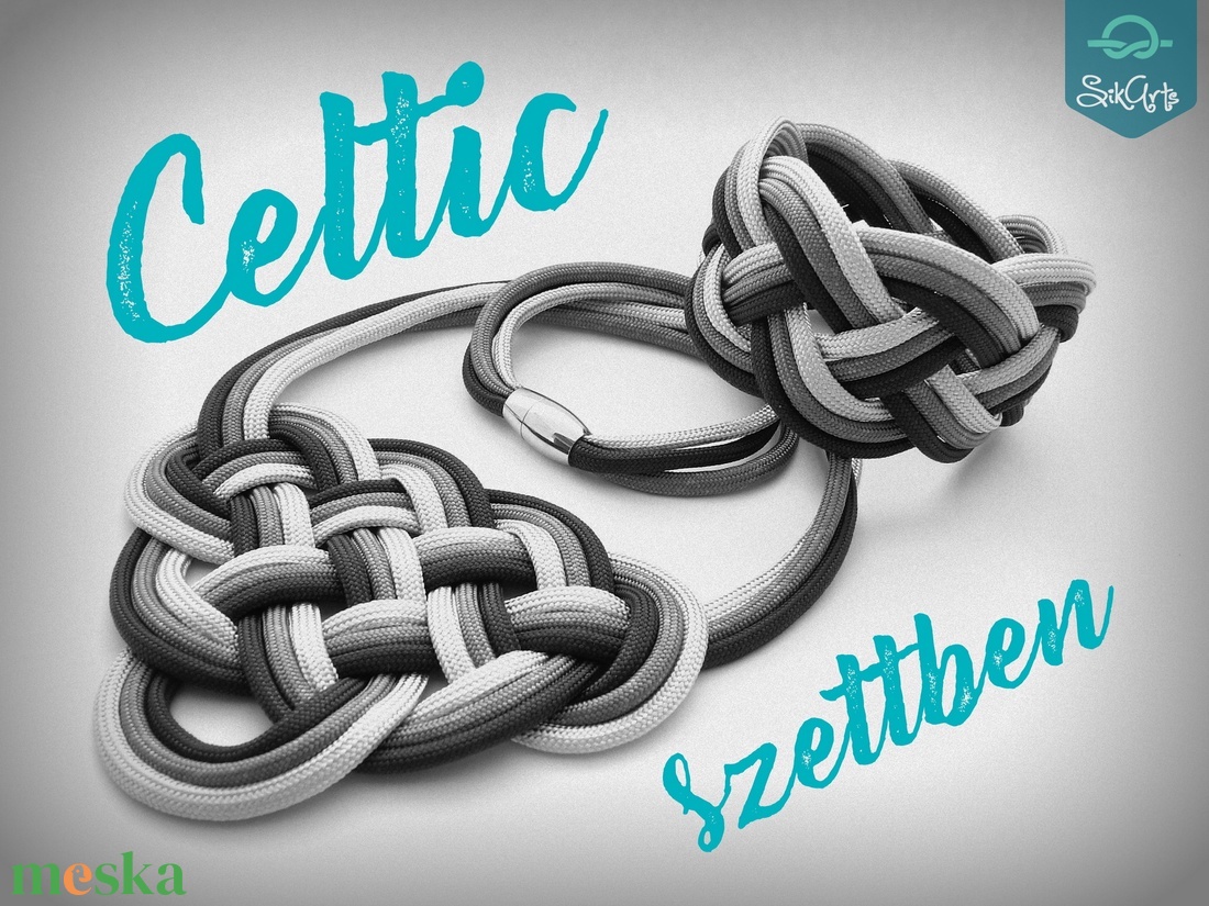 CELTIC paracord nyaklánc és karkötő - SZETT - ékszer - ékszerszett - Meska.hu CELTIC paracord nyaklánc és karkötő - SZETT - ékszer - ékszerszett - Meska.hu