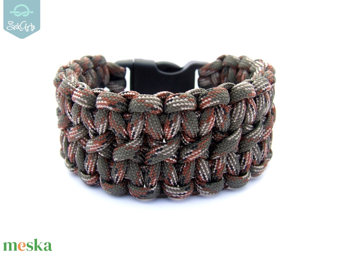 DOUBLE COBRA paracord karkötő - fém csattal - ékszer - karkötő - fonott karkötő - Meska.hu DOUBLE COBRA paracord karkötő - fém csattal - ékszer - karkötő - fonott karkötő - Meska.hu