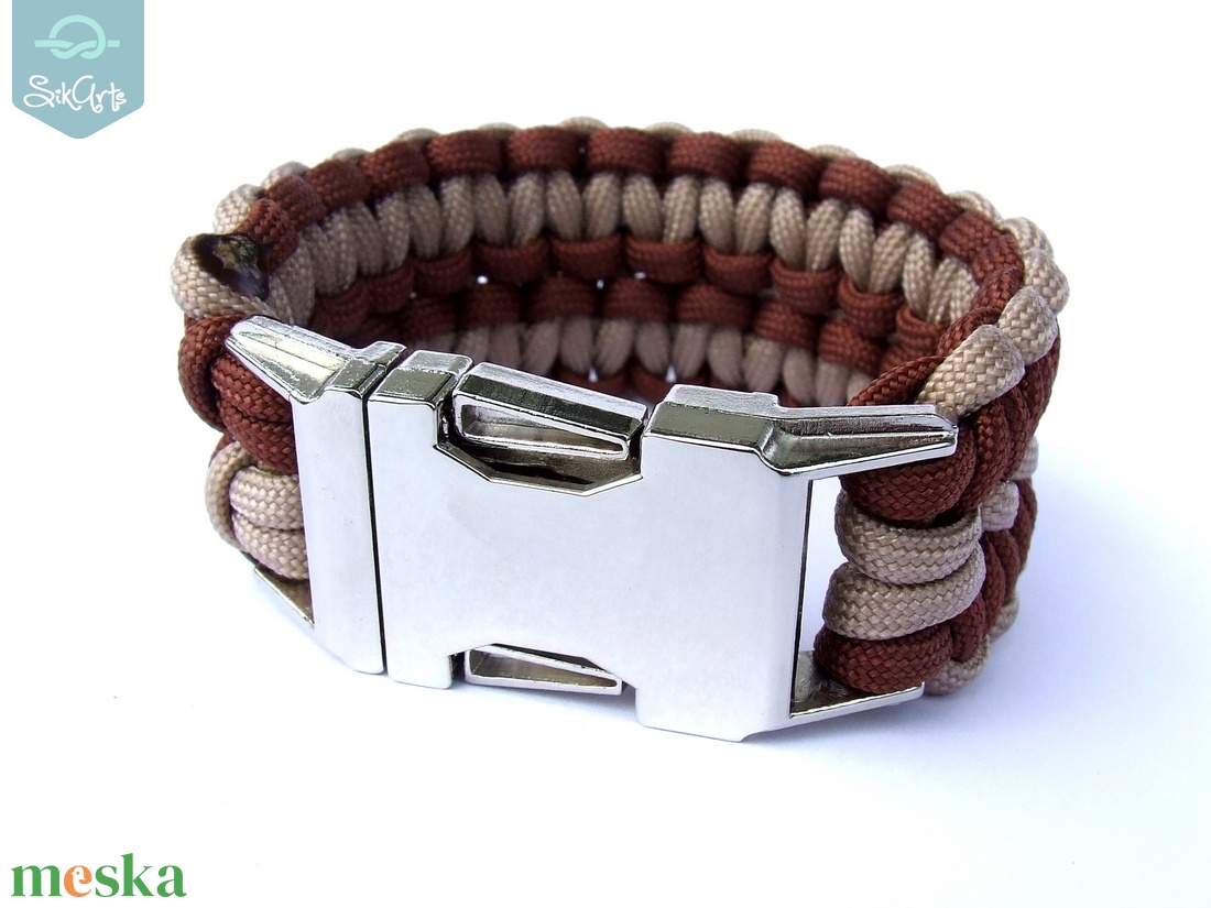 DOUBLE COBRA paracord karkötő - fém csattal - ékszer - karkötő - fonott karkötő - Meska.hu DOUBLE COBRA paracord karkötő - fém csattal - ékszer - karkötő - fonott karkötő - Meska.hu
