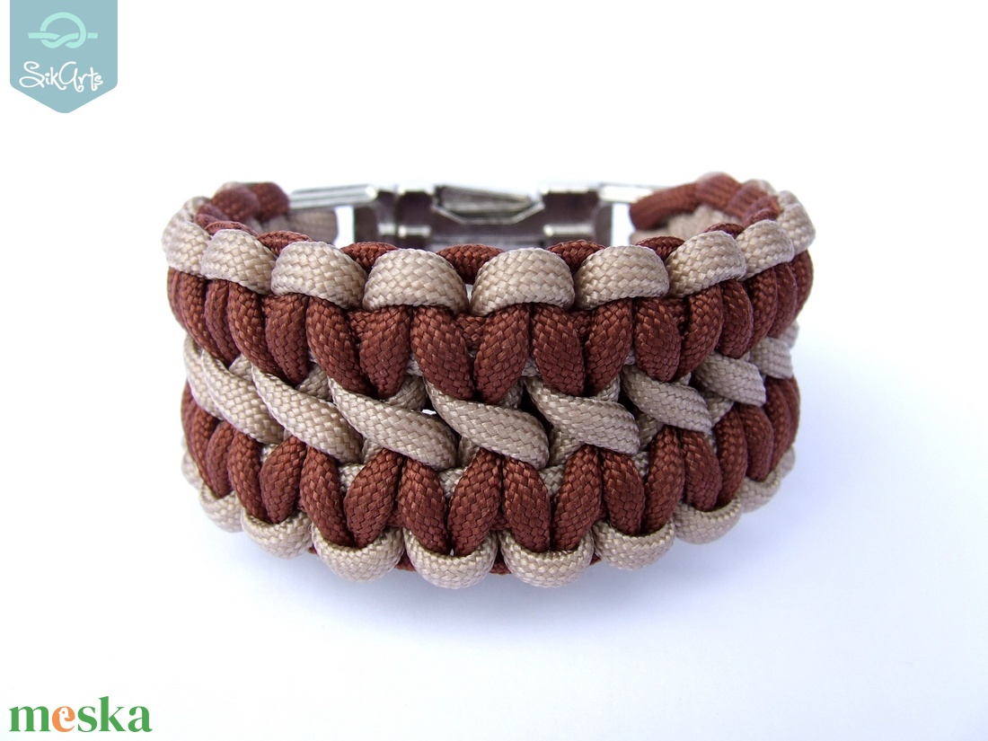 DOUBLE COBRA paracord karkötő - fém csattal - ékszer - karkötő - fonott karkötő - Meska.hu DOUBLE COBRA paracord karkötő - fém csattal - ékszer - karkötő - fonott karkötő - Meska.hu