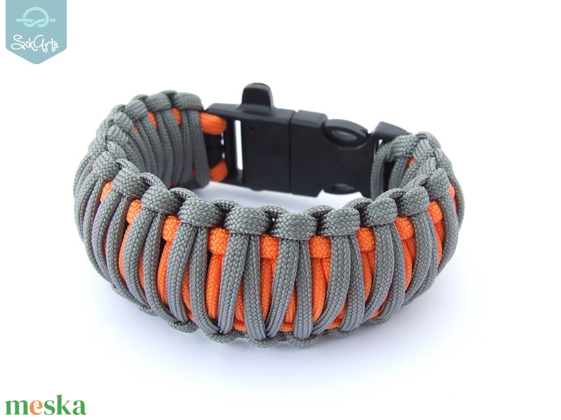  EXTRA KINGCOBRA paracord karkötő - ékszer - karkötő - fonott karkötő - Meska.hu