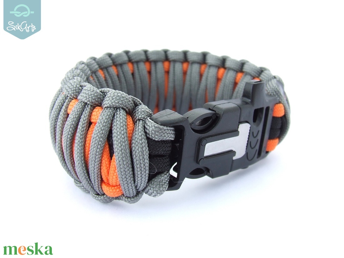  EXTRA KINGCOBRA paracord karkötő - ékszer - karkötő - fonott karkötő - Meska.hu