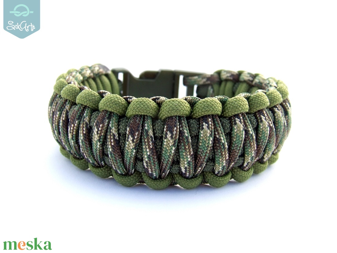 KINGCOBRA terepmintás paracord karkötő - ékszer - karkötő - fonott karkötő - Meska.hu KINGCOBRA terepmintás paracord karkötő - ékszer - karkötő - fonott karkötő - Meska.hu