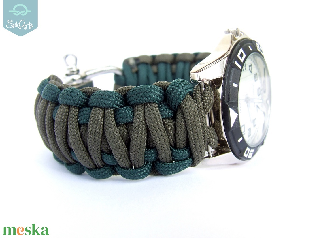  Paracord óraszíj - KINGCOBRA - ékszer - karóra és ékszeróra - óraszíj - Meska.hu