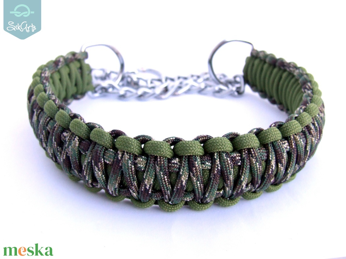 Paracord kutyanyakörv - KINGCOBRA CHAIN - otthon & életmód - kisállatoknak - kutyáknak - kutya nyakörv - Meska.hu