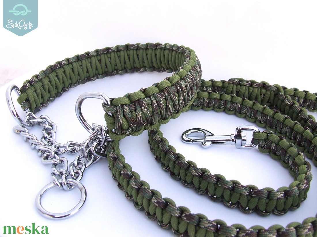 Paracord póráz és nyakörv szett I. - otthon & életmód - kisállatoknak - kutyáknak - kutya nyakörv, póráz szett - Meska.hu Paracord póráz és nyakörv szett I. - otthon & életmód - kisállatoknak - kutyáknak - kutya nyakörv, póráz szett - Meska.hu