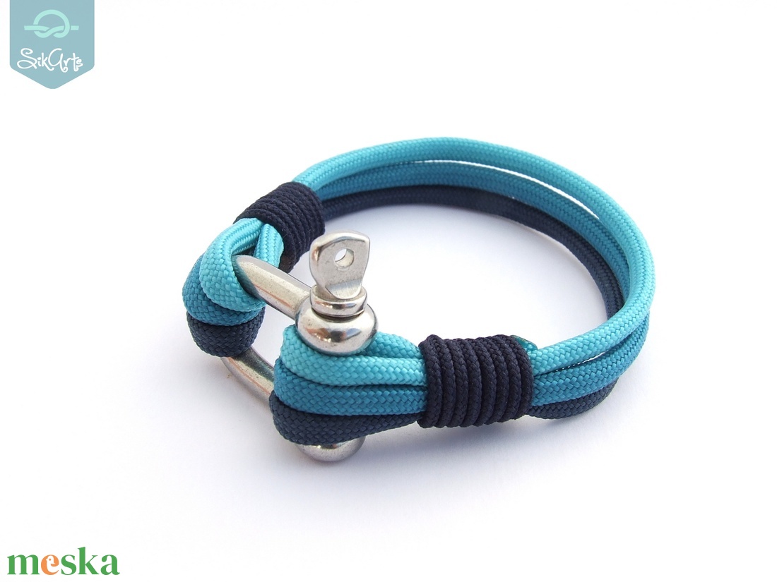 NAUTICAL paracord karkötő - Ocean - ékszer - karkötő - fonott karkötő - Meska.hu NAUTICAL paracord karkötő - Ocean - ékszer - karkötő - fonott karkötő - Meska.hu
