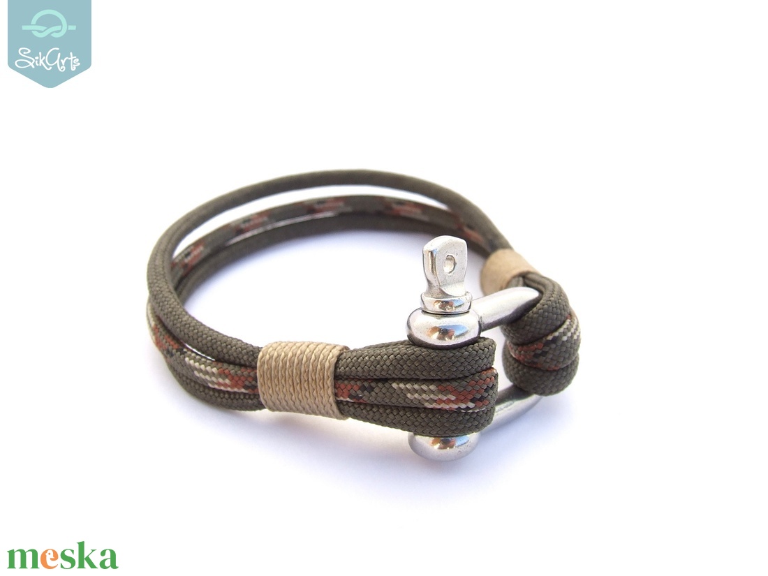 NAUTICAL paracord karkötő - Army - ékszer - karkötő - fonott karkötő - Meska.hu NAUTICAL paracord karkötő - Army - ékszer - karkötő - fonott karkötő - Meska.hu