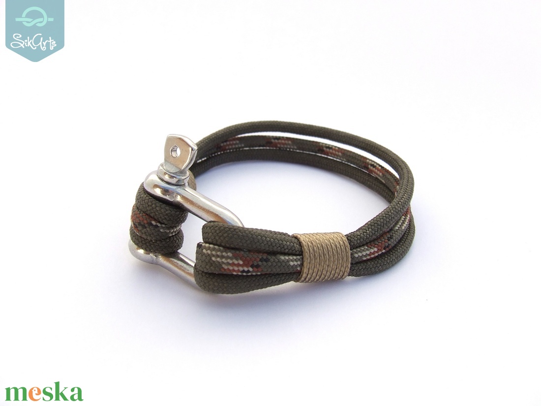 NAUTICAL paracord karkötő - Army - ékszer - karkötő - fonott karkötő - Meska.hu NAUTICAL paracord karkötő - Army - ékszer - karkötő - fonott karkötő - Meska.hu