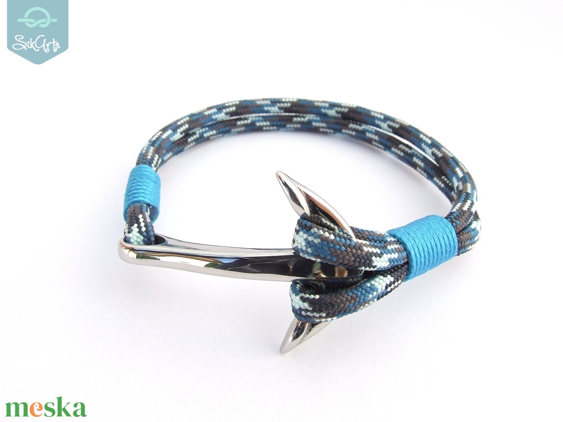 Anchor paracord karkötő - Denim - ékszer - karkötő - fonott karkötő - Meska.hu Anchor paracord karkötő - Denim - ékszer - karkötő - fonott karkötő - Meska.hu