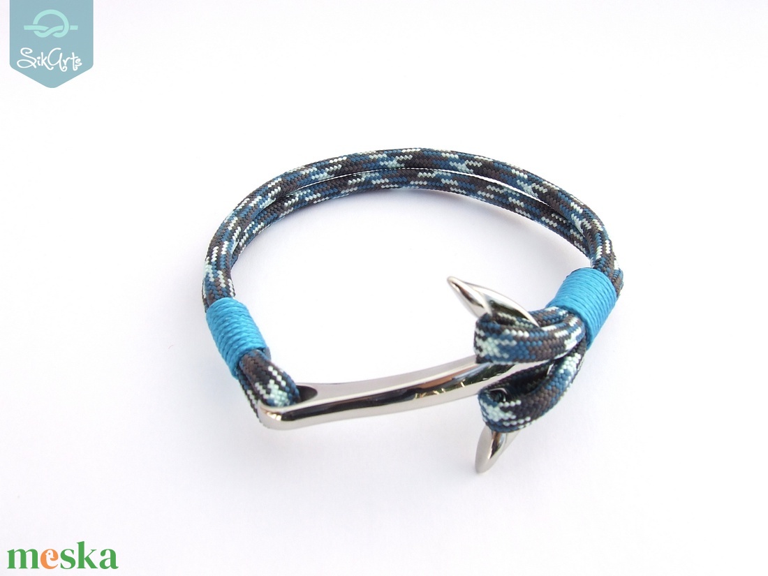 Anchor paracord karkötő - Denim - ékszer - karkötő - fonott karkötő - Meska.hu Anchor paracord karkötő - Denim - ékszer - karkötő - fonott karkötő - Meska.hu