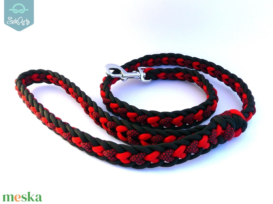 Paracord póráz - KARA - otthon & életmód - kisállatoknak - kutyáknak - kutya póráz - Meska.hu Paracord póráz - KARA - otthon & életmód - kisállatoknak - kutyáknak - kutya póráz - Meska.hu