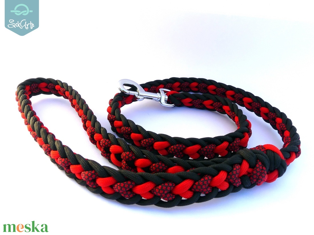 Paracord póráz - KARA - otthon & életmód - kisállatoknak - kutyáknak - kutya póráz - Meska.hu Paracord póráz - KARA - otthon & életmód - kisállatoknak - kutyáknak - kutya póráz - Meska.hu